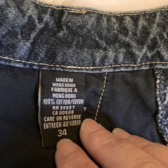 Vintage Rare Marithe Francois Girbaud Mens Jeans Size 34x30 Blue Hip Hop Skater - Picture 13 of 14